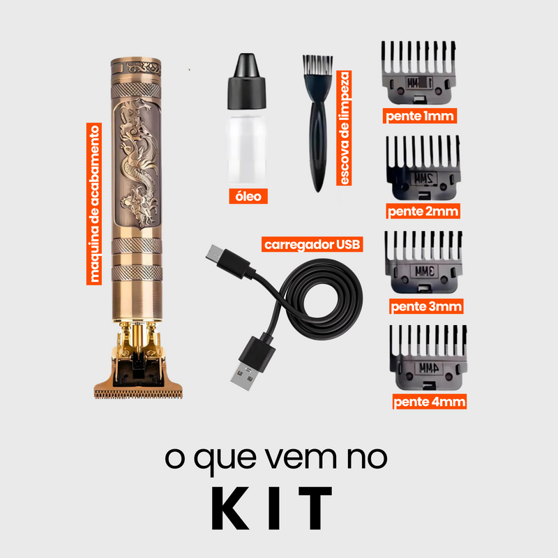 Barbeador Elétrico Premium [KIT]